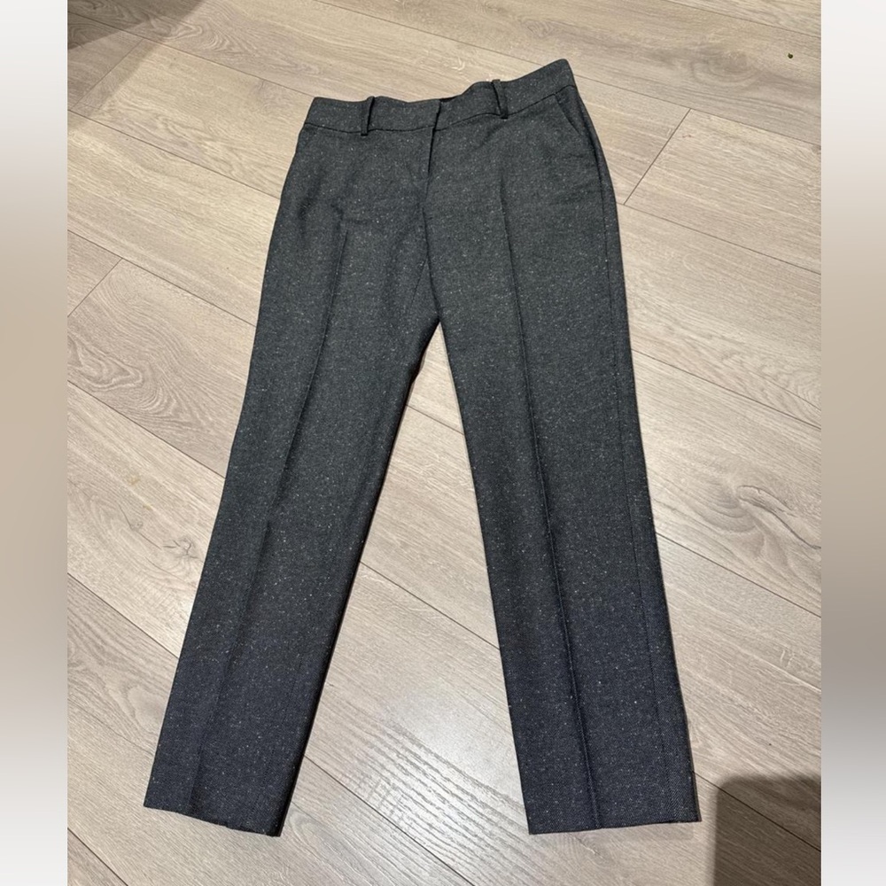 Ann Taylor Grey Straight Leg Pant